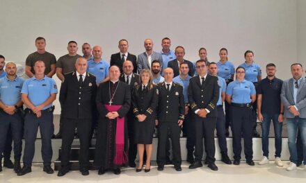 Biskup Palić zahvalio hercegovačkim policajcima na službi