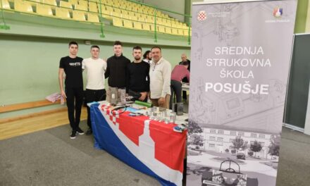 STRUKOVNA ŠKOLA POSUŠJE NA 17. NACIONALNOJ IZLOŽBI MLADIH INOVATORA I IZLOŽBI TEHNIČKOG STVARALAŠTVA MLADIH
