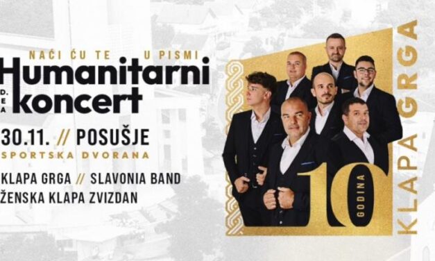 Posušje u znaku glazbe i dobrote : Večeras rođendanski koncert klape Grga uz humanitarnu notu!