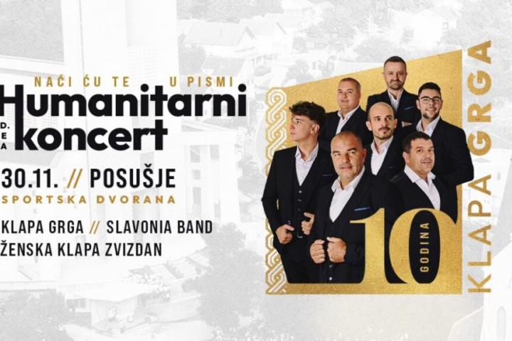 Posušje u znaku glazbe i dobrote : Večeras rođendanski koncert klape Grga uz humanitarnu notu!