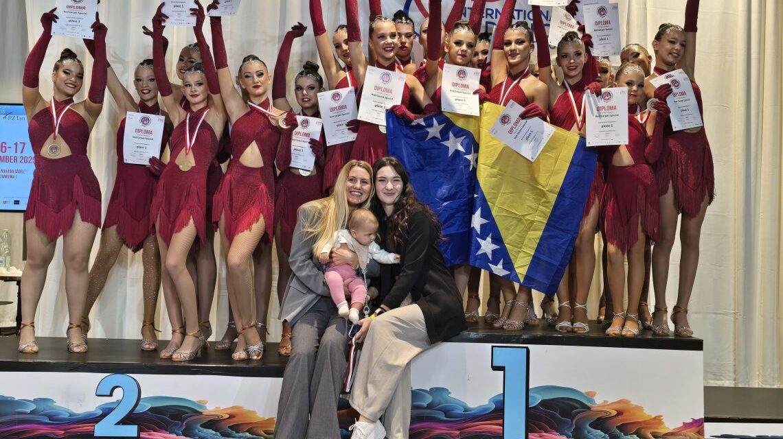 Cure iz Posušja oduševile na svjetskom prvenstvu u latinoameričkim plesovima; Osvojena prva mjesta i brojne medalje