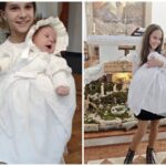 Divna božićna priča iz Rakitna: 12-godišnja Gabrijela isplela haljinu za krštenje sestri Antei