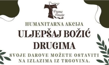 Počela je humanitarna akcija Frame Posušje: Uljepšaj Božić dugima