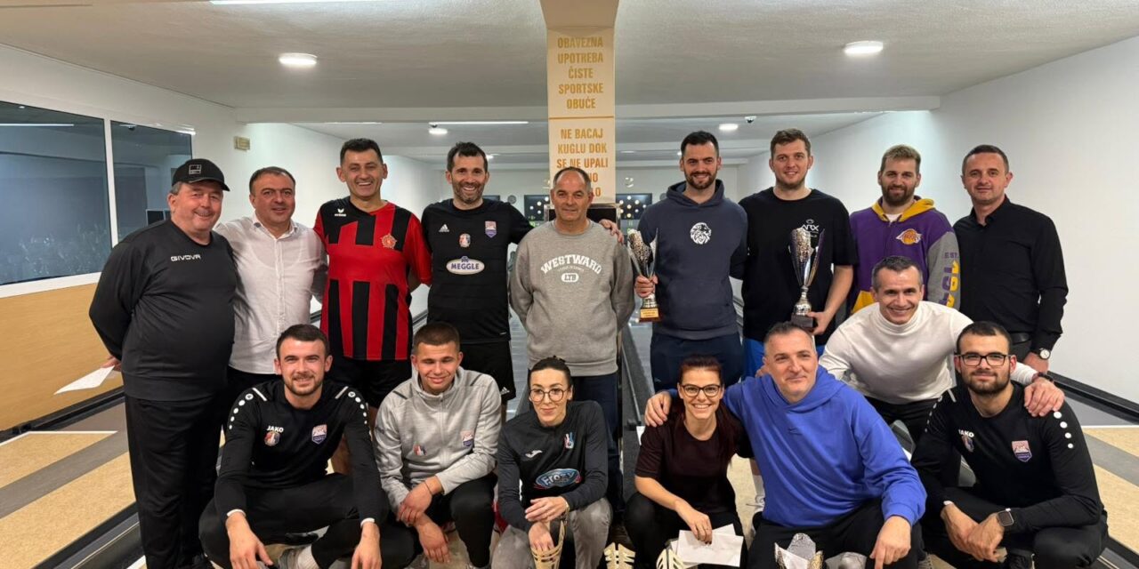 Kuglanje u Posušju: Pobjednici novogodišnjeg turnira vrijednog 4850 eura su Andrej Kovač i Klara Sedlar