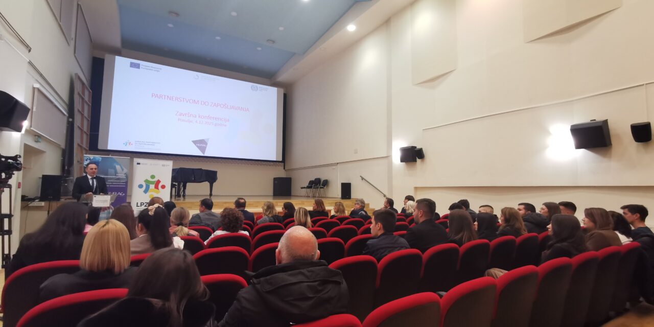Posušje: Održana završna svečanost u sklopu projekta “Partnerstvom do zapošljavanja- Podrška Europske unije lokalnim partnerstvima za zapošljavanje Faza II“ (LEP II)