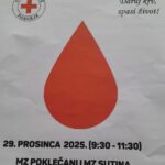 Crveni križ općine Posušje: Akcija dragovoljnog darivanja krvi u Rakitnu 29. 12. 2025