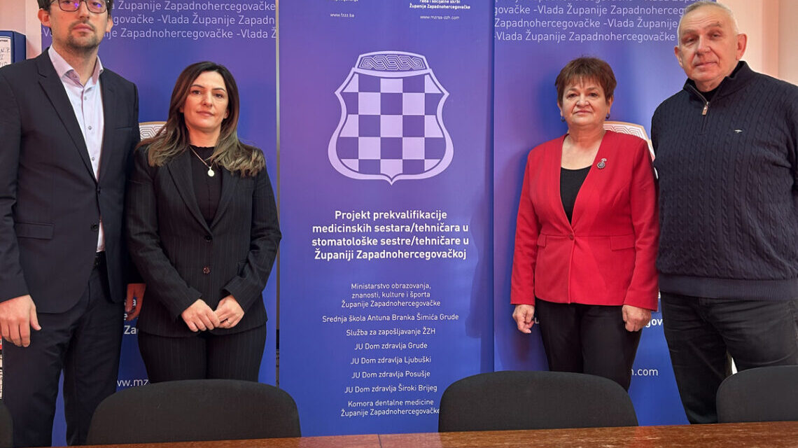 ŽZH: Potpisan ugovor o prekvalifikaciji medicinskih sestara i tehničara