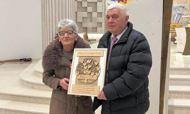 Jubilej u Posušju: Milan i Iva Jukić proslavili 50 godina braka
