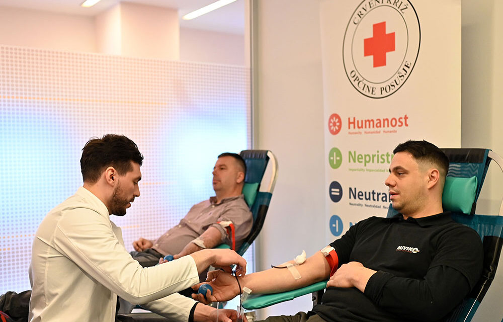 Posušje: U tvrtki Miviko prikupljena 21 doza krvi