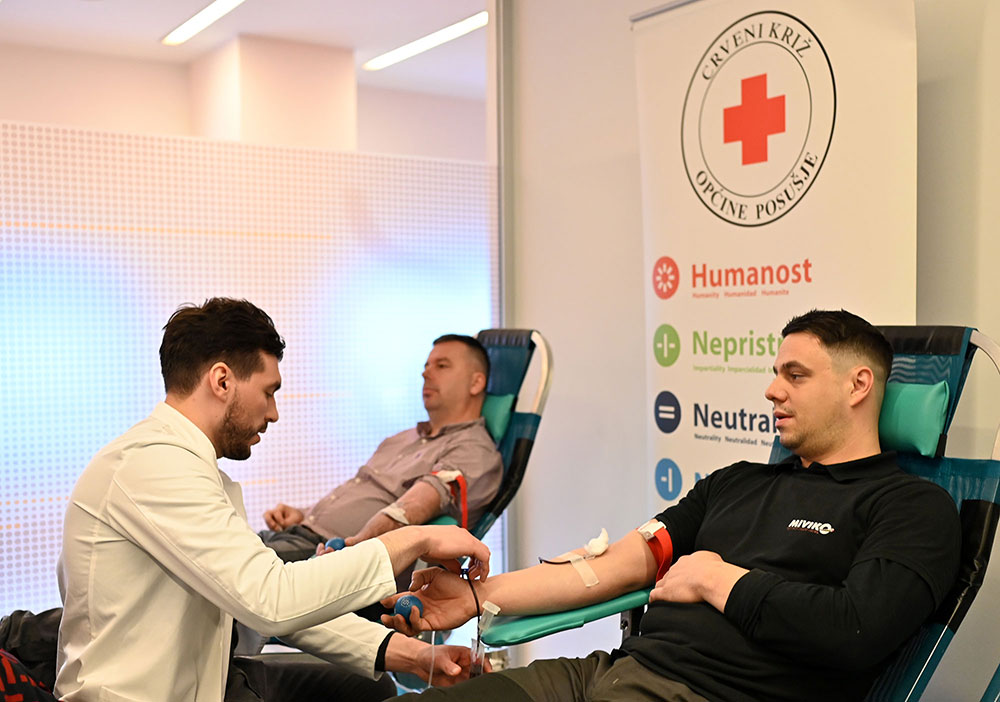Posušje: U tvrtki Miviko prikupljena 21 doza krvi