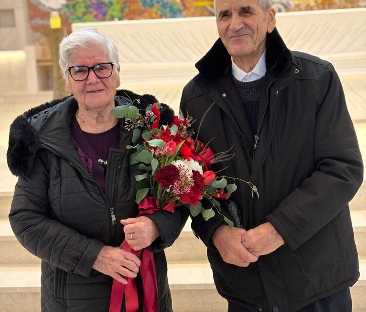 60 godina braka: Ivan i Cecilija Crnogorac obnovili zavjete pred oltarom