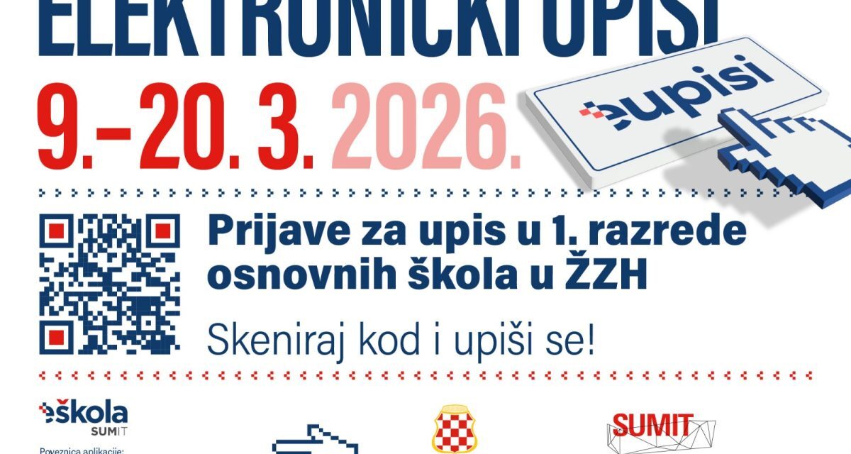 Elektronički upisi u prve razrede osnovnih škola u Županiji Zapadnohercegovačkoj