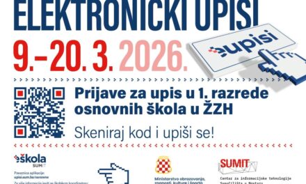 Elektronički upisi u prve razrede osnovnih škola u Županiji Zapadnohercegovačkoj
