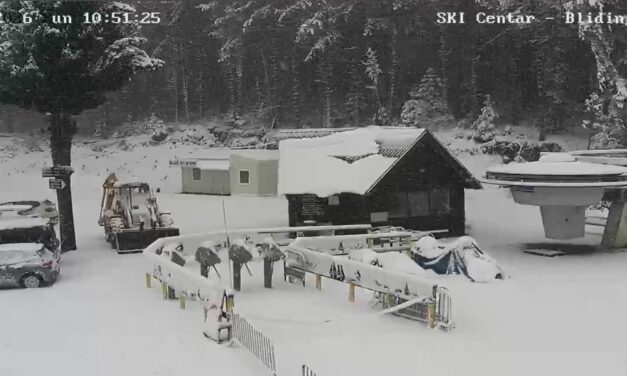 Na Blidinju pada snijeg, ostalim dijelovima Hercegovine jaki vjetar i kiša