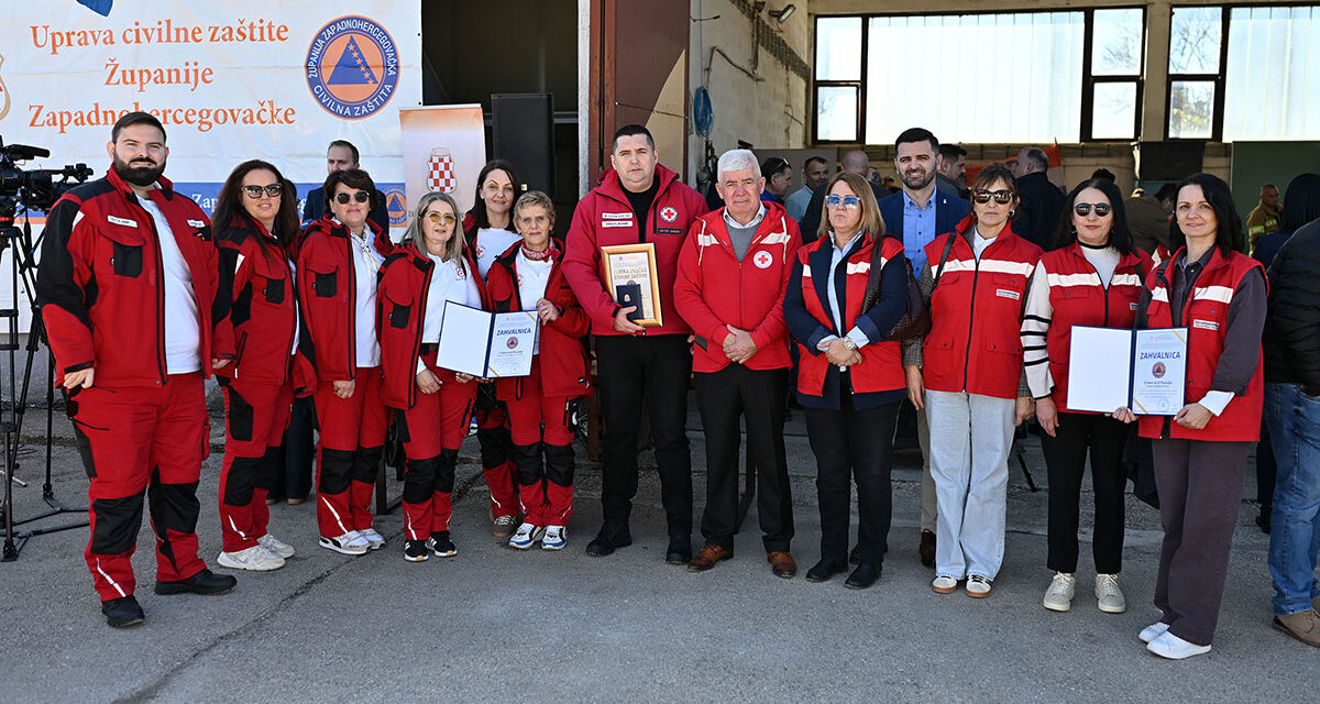 U Ljubuškom dodijeljena 26 priznanja povodom Dana civilne zaštite ŽZH
