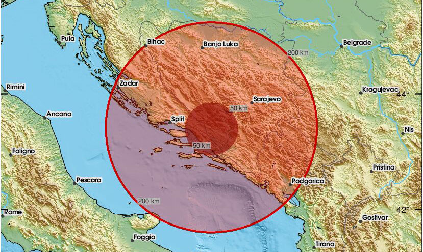 Novi potres u Hercegovini, epicentar kod Gruda Novi potres u Hercegovini, epicentar kod Gruda