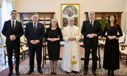 Hrvati u Vatikanu: Čović i Krišto u posjeti papi Lavu XIV.