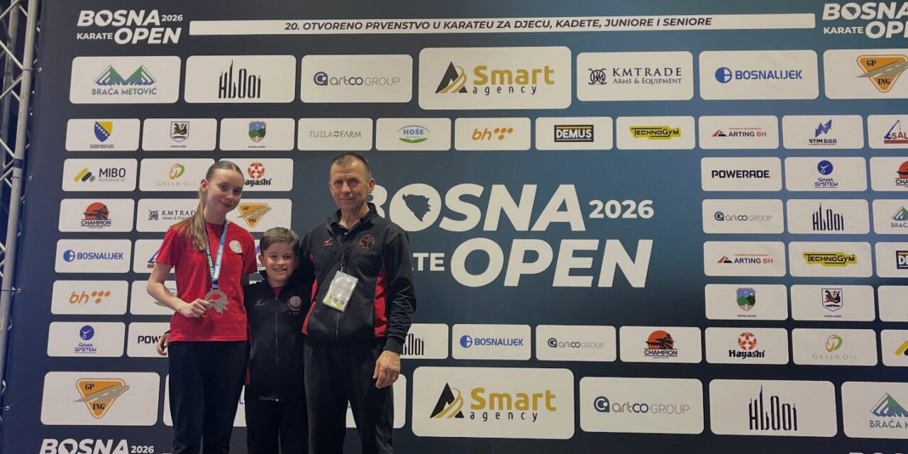 Tri medalje za Karate klub Posušje na jubilarnom Bosna Openu