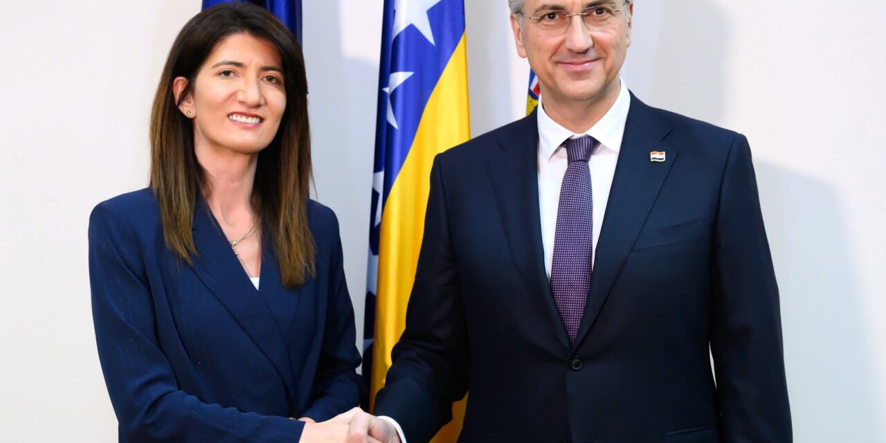 Plenković potvrdio potporu: Filipović ima realne šanse za uspjeh, a hrvatski narod u BiH mora imati legitimnog predstavnika