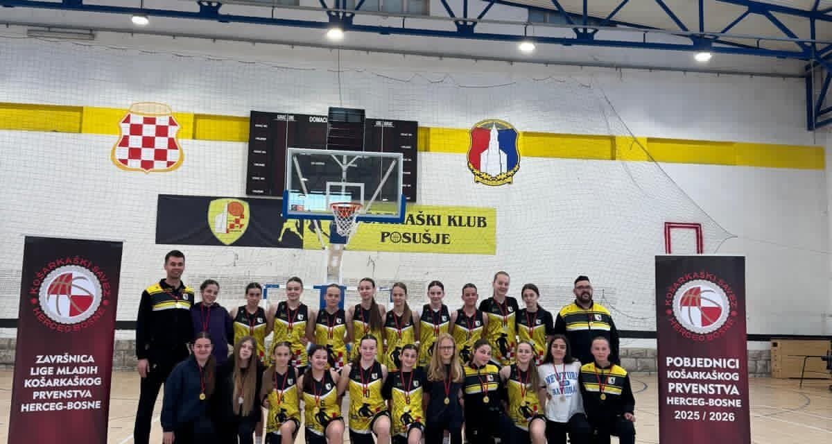 ŽKK Posušje prvak Lige mladih KS Herceg-Bosne u kategoriji predkadetkinja!