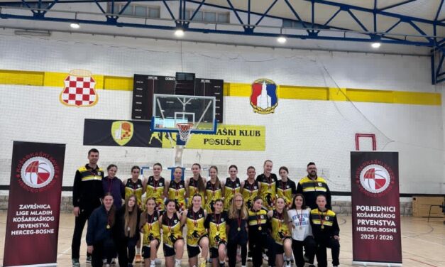 ŽKK Posušje prvak Lige mladih KS Herceg-Bosne u kategoriji predkadetkinja!