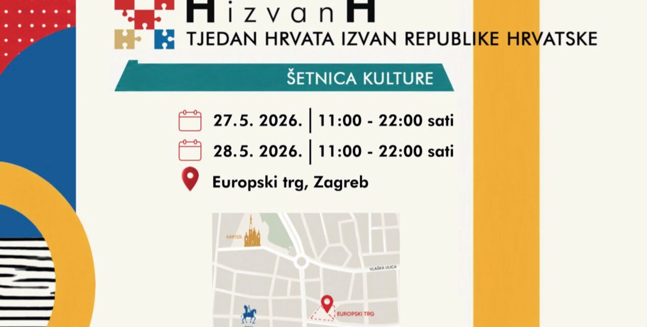Posušje na „Šetnici kulture“ u Zagrebu: klapa Grga, tradicionalna nošnja i domaća kuhinja