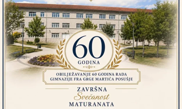 Veliki jubilej posuške Gimnazije: 60 godina obrazovanja i završna svečanost maturanata