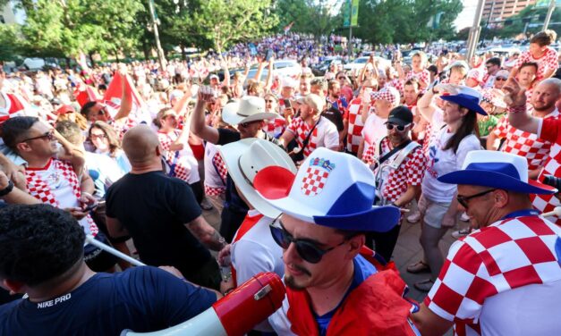 Navijačka euforija pred ogled s Engleskom