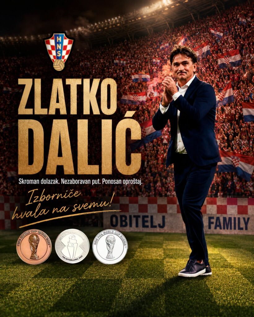 Zlatko Dalić više nije izbornik hrvatske nogometne reprezentacije Zlatko Dalić više nije izbornik hrvatske nogometne reprezentacije