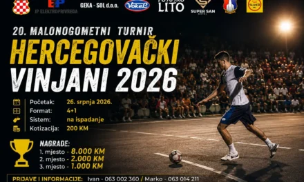 Hercegovački Vinjani spremaju jubilarni 20. malonogometni turnir
