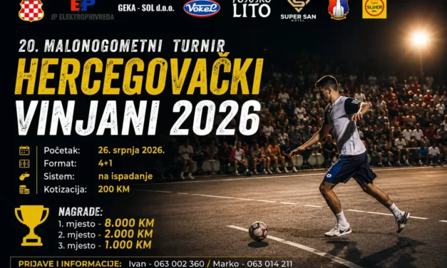 Hercegovački Vinjani spremaju jubilarni 20. malonogometni turnir