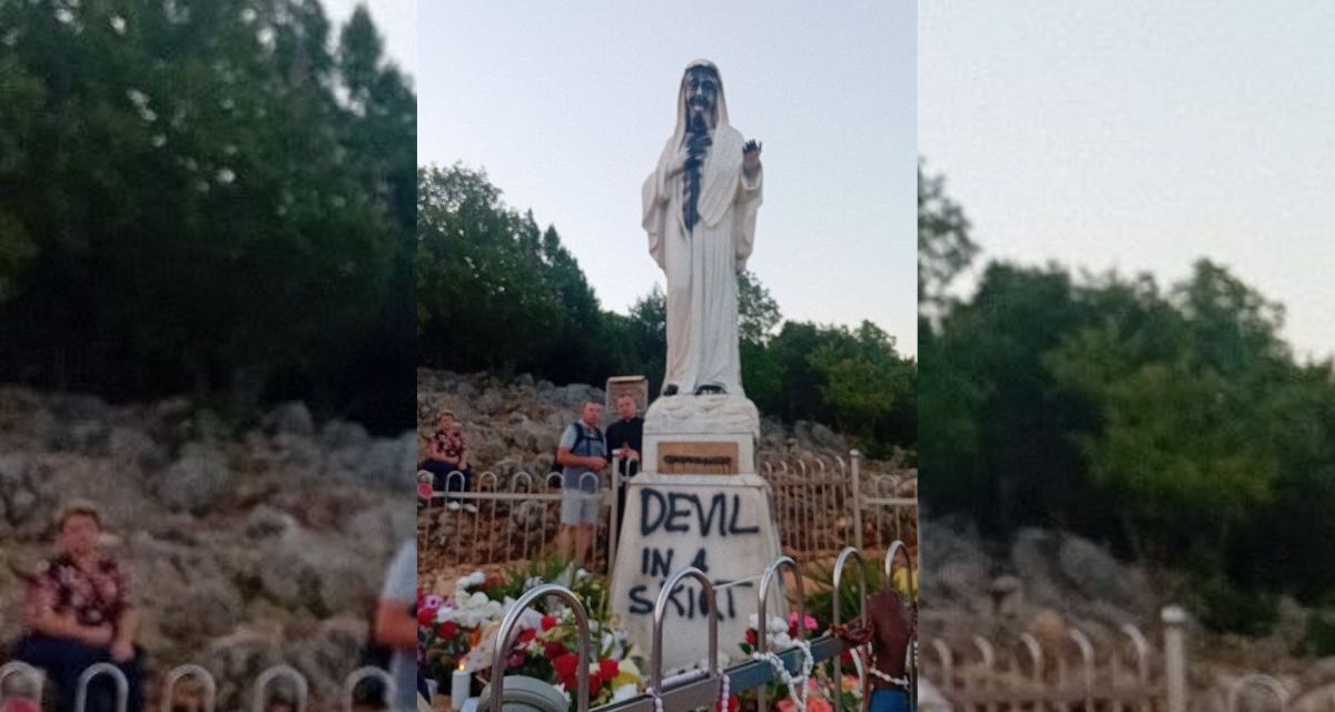 Međugorje: Vandalizirani vjerski objekti i zapaljen vanjski oltar