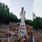 Međugorje: Vandalizirani vjerski objekti i zapaljen vanjski oltar
