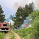 Požar kod Posušja pod kontrolom: Kiša pomogla vatrogascima, helikopter za sada neće djelovati